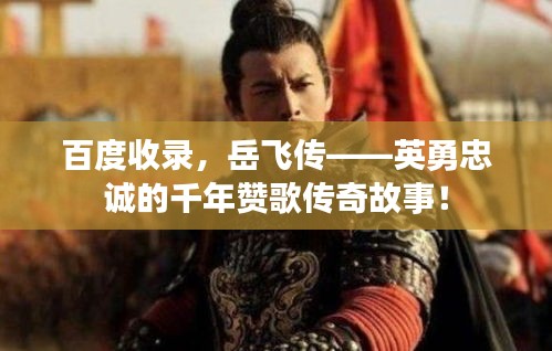百度收錄，岳飛傳——英勇忠誠(chéng)的千年贊歌傳奇故事！